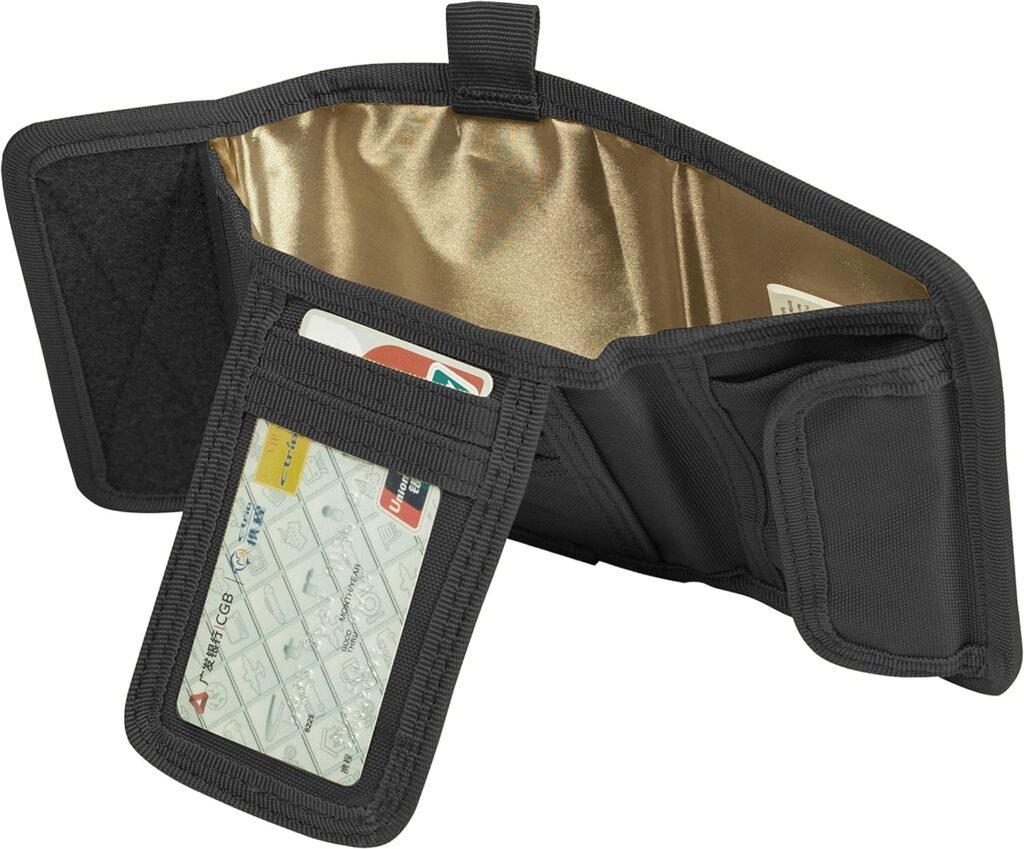 Seibertron Tactical 2.0 RFID Blocking Micro Wallet Gear Cash Purse Black