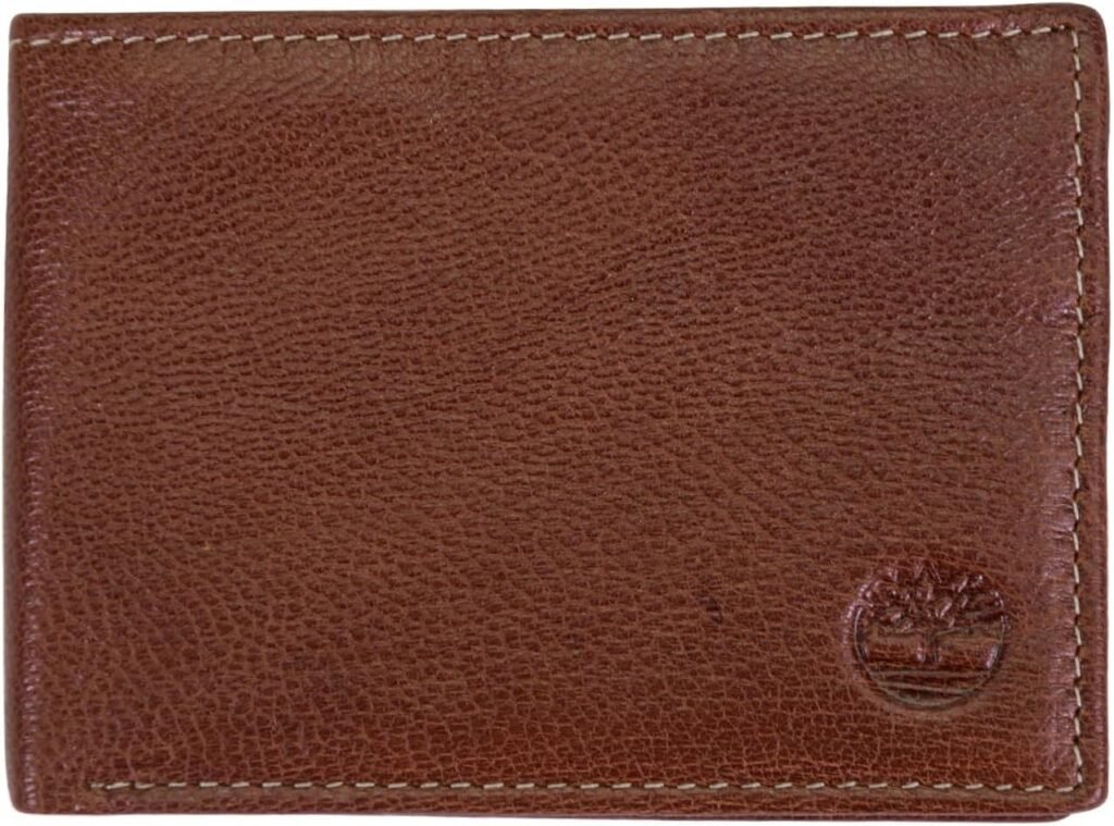 Timberland Mens Genuine Leather Rfid Blocking Passcase Security Wallet