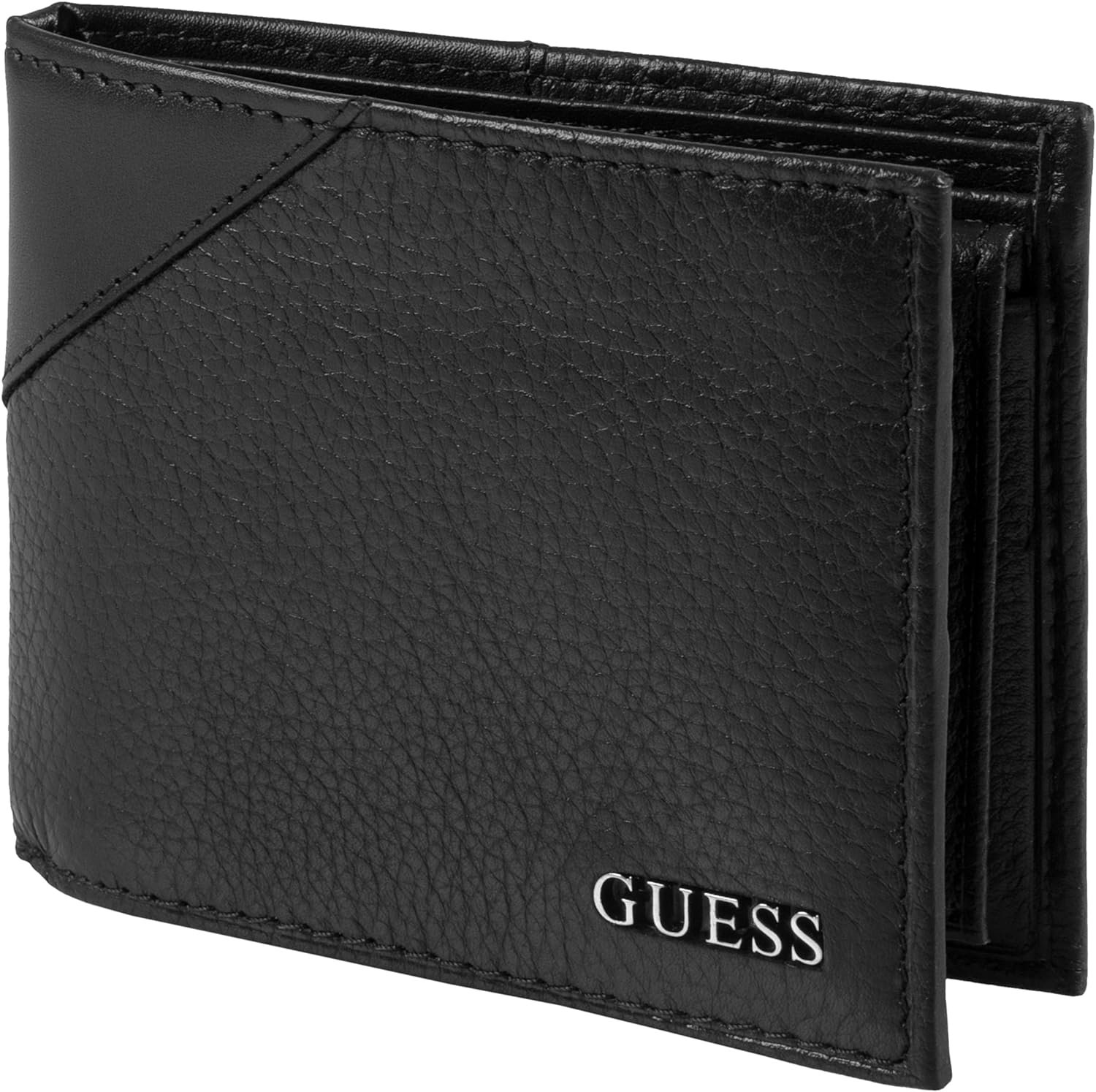 Guess Mens Textured Bi-Fold Passcase Wallet review