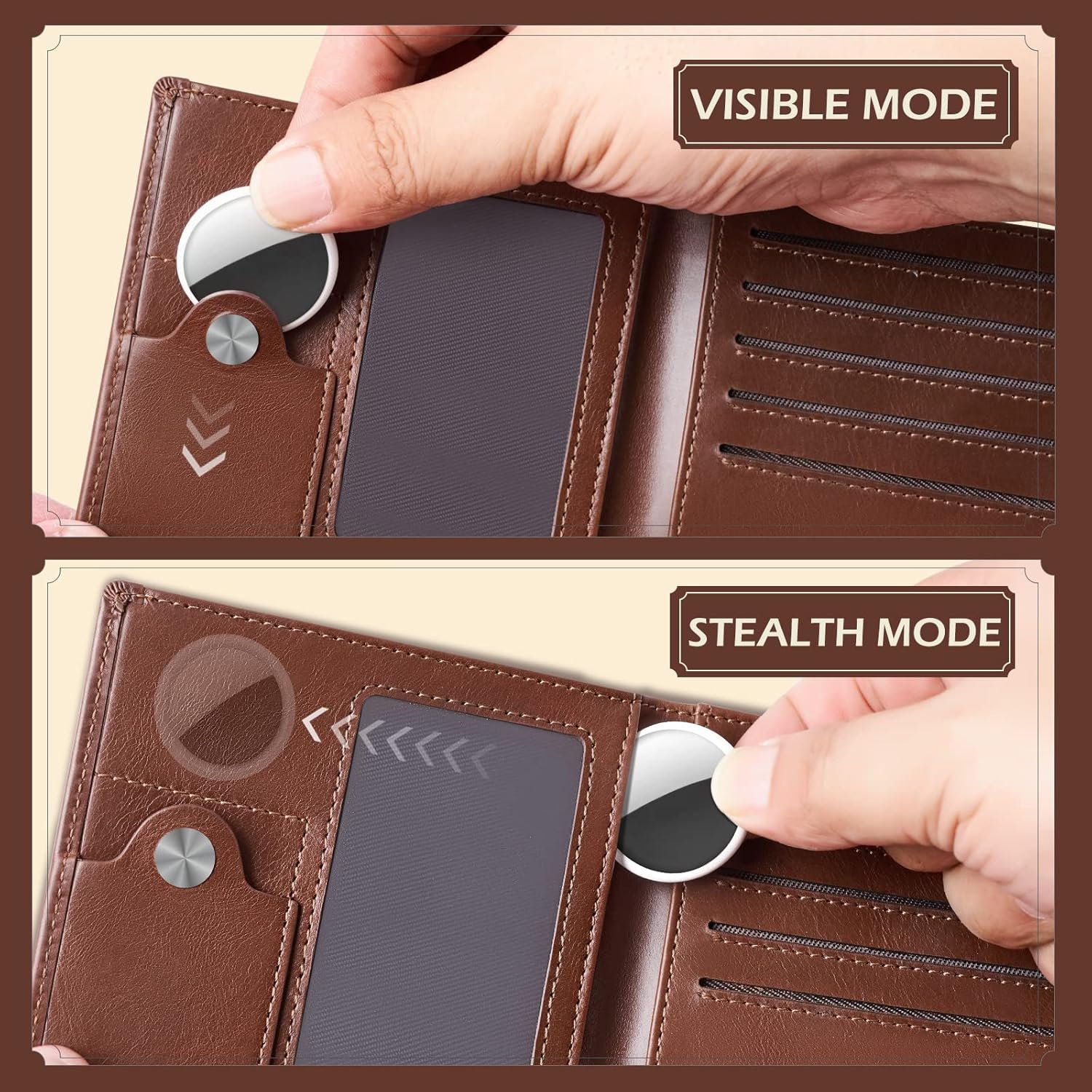 Men’s Leather Wallet for AirTag Review